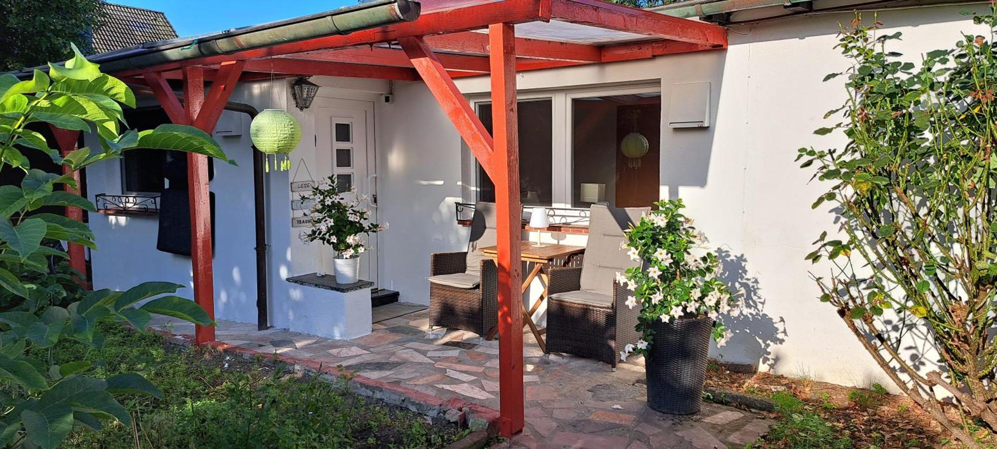 Bungalow An Der Tanne Mit Ueberdachter Terrasse Düsseldorf Extérieur photo